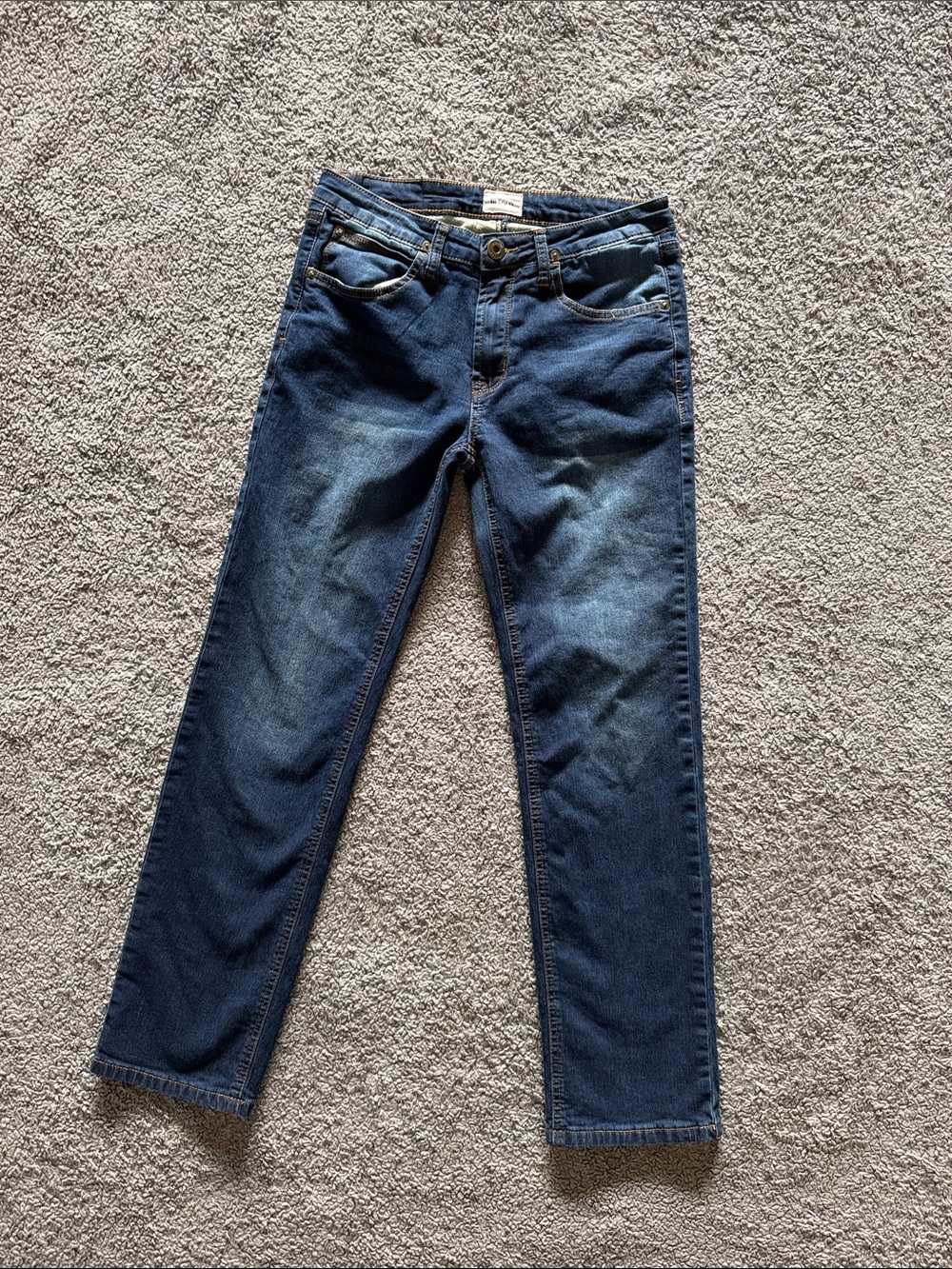 Hudson Jeans Kids Medium Blue Straight-Leg Denim